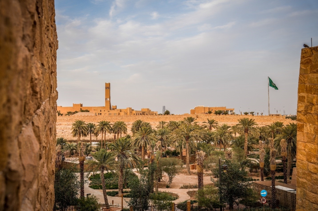 مباني مجمع الدرعية ومباني إدارة الأصول في شمال غرب الرياض